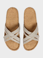 Women #1 Sandal -  White Stripes