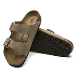 Arizona Ruskindssandaler - Unisex -Taupe - Smal
