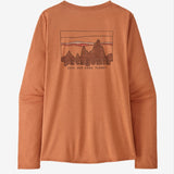 Women's Capilene Cool Daily Graphic LS Shirt - Sky Melon