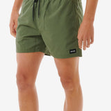 Offset Volley 15 Boardshort - Herre - Dark Olive