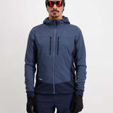 Men's Explorair Alpha Hoddy - Herre - Metal Blue/Dark Blue