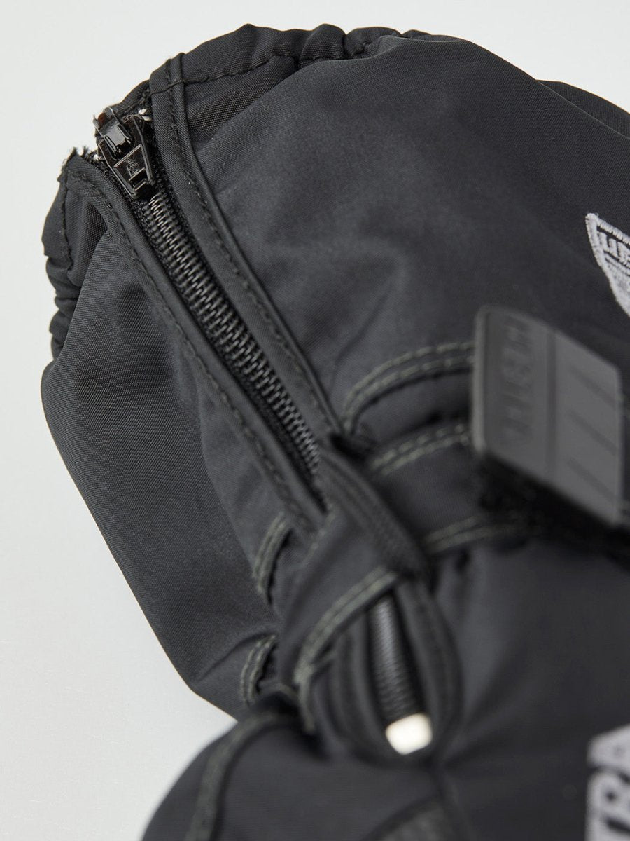 Baby Zip Long Vante - Børn - Black - Gumpel & Co