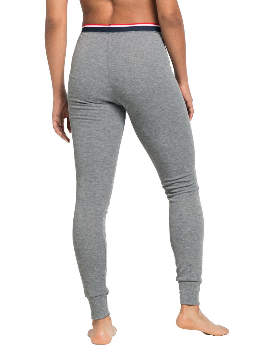 Womens' Active Warm Skiunderbukser - Steel Grey Melange - Gumpel & Co