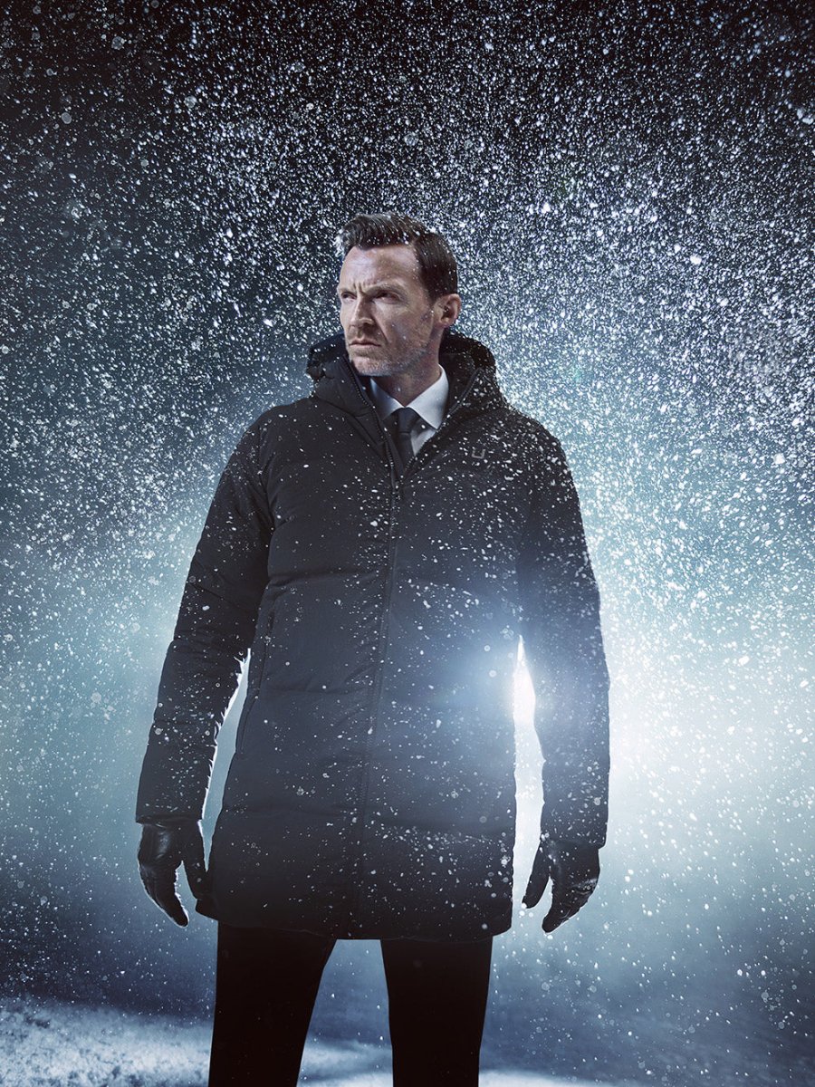 Titan Dunfrakke - Herre - Sort - Gumpel & Co