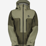 Men's Vertic Ripstop 3L Skijakke - Herre - Dust Grey/Douglas Green