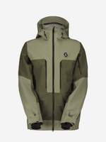 Men's Vertic Ripstop 3L Skijakke - Herre - Dust Grey/Douglas Green