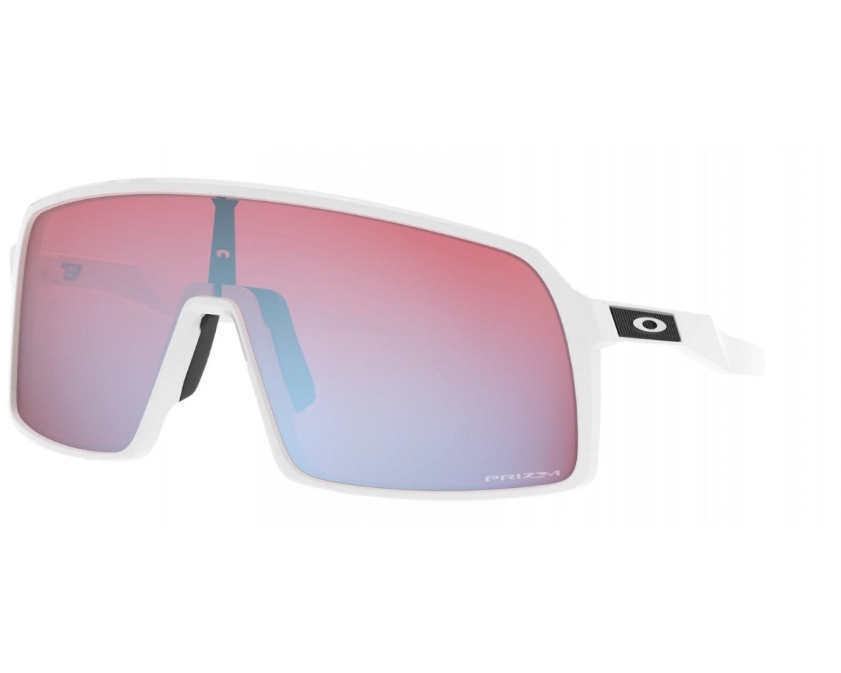 Sutro Solbriller | Prizm Snow Sapphire Iridium/Polished White - Gumpel & Co