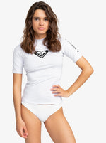 Women's Whole Hearted Short Sleeve UV T-shirt - Dame - Bright White