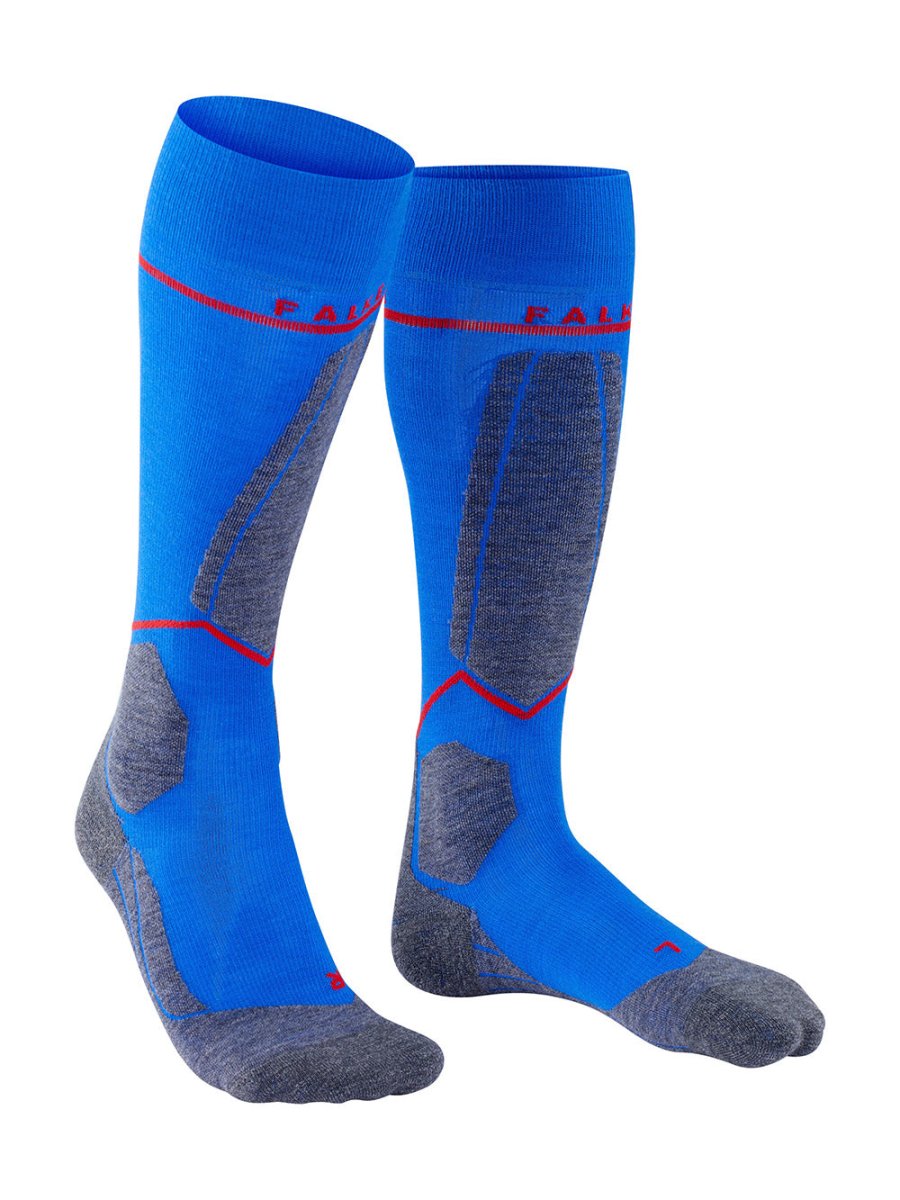 SK4 Advanced Compression Merinould Skisokker - Herre - Blue - Gumpel & Co