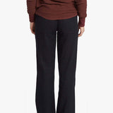 Women's Oceanside Flared Hør Bukser - Dame - True Black
