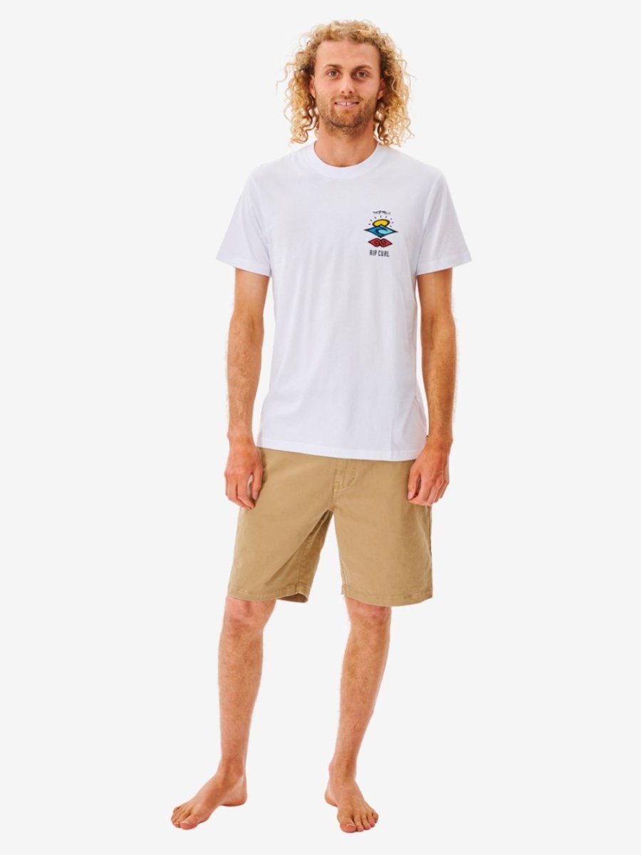 Search Icon Tee - Herre - White - Gumpel & Co