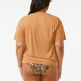 Women's Sea Of Dreams Relaxed SS UPF 50+ UV T-shirt - Dame - Light Brown