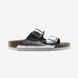Arizona Sandal Naturlæder - Metallic Silver - Normal