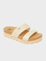 Cushion Vista Hi - Sandaler til damer- Vintage Raffia