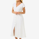 Premium Surf Long Dress - Dame - White