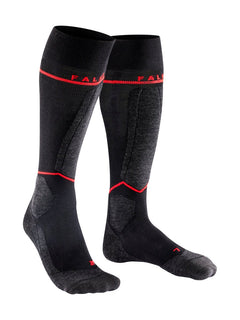 SK4 Advanced Compression Merinould Skisokker - Dame - Black - Gumpel & Co