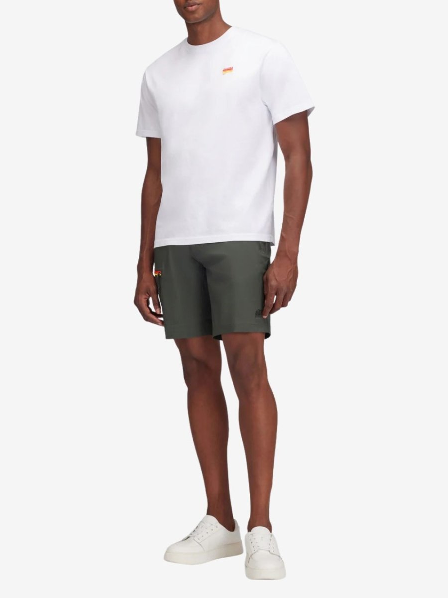 Stretched Quick - Dry Fabric Walkshorts - Herre - Pine - Gumpel & Co