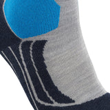 Men's SK2 Intermediate Wool Skisokker - Herre - Light Grey/Blue