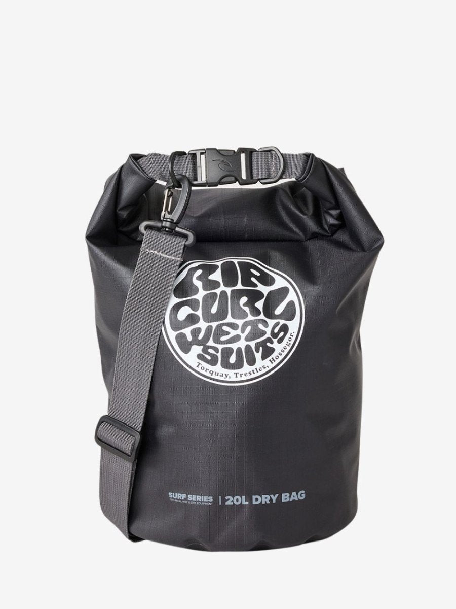 Rip Curl Surf Series 20L Barrel Bag - Black/Grey