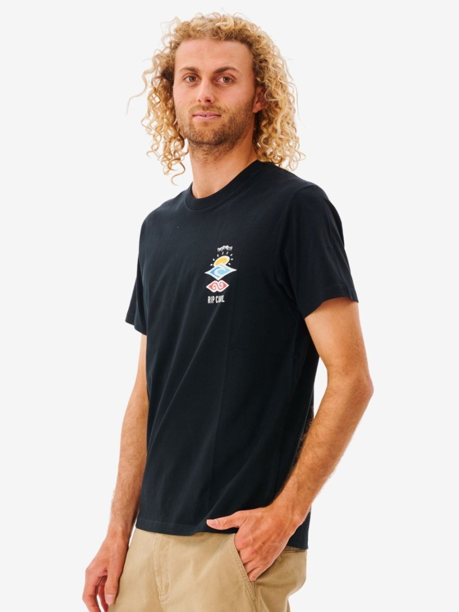 Search Icon Tee - Herre - Black - Gumpel & Co