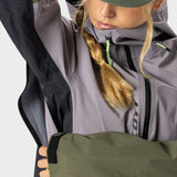 Explorair GTX 3L Jacket - Women - Evening grey / Douglas green