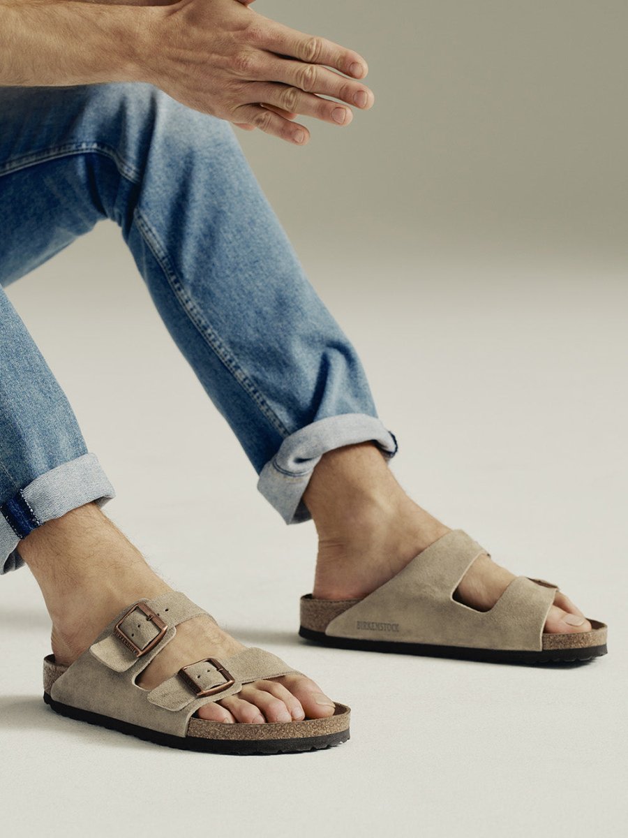 Arizona Ruskindssandaler - Unisex - Taupe - Normal - Gumpel & Co