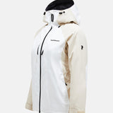 Insulated 2-Lags Skijakke - Dame - Sand Fog / Off white