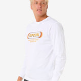Icons Of Surf Long Sleeve UV Tee - Herre - White