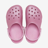 Toddler Classic Glitter Clog - Pink Tweed Glitter