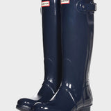 Original Tall Boot Gloss - Navy - Dame