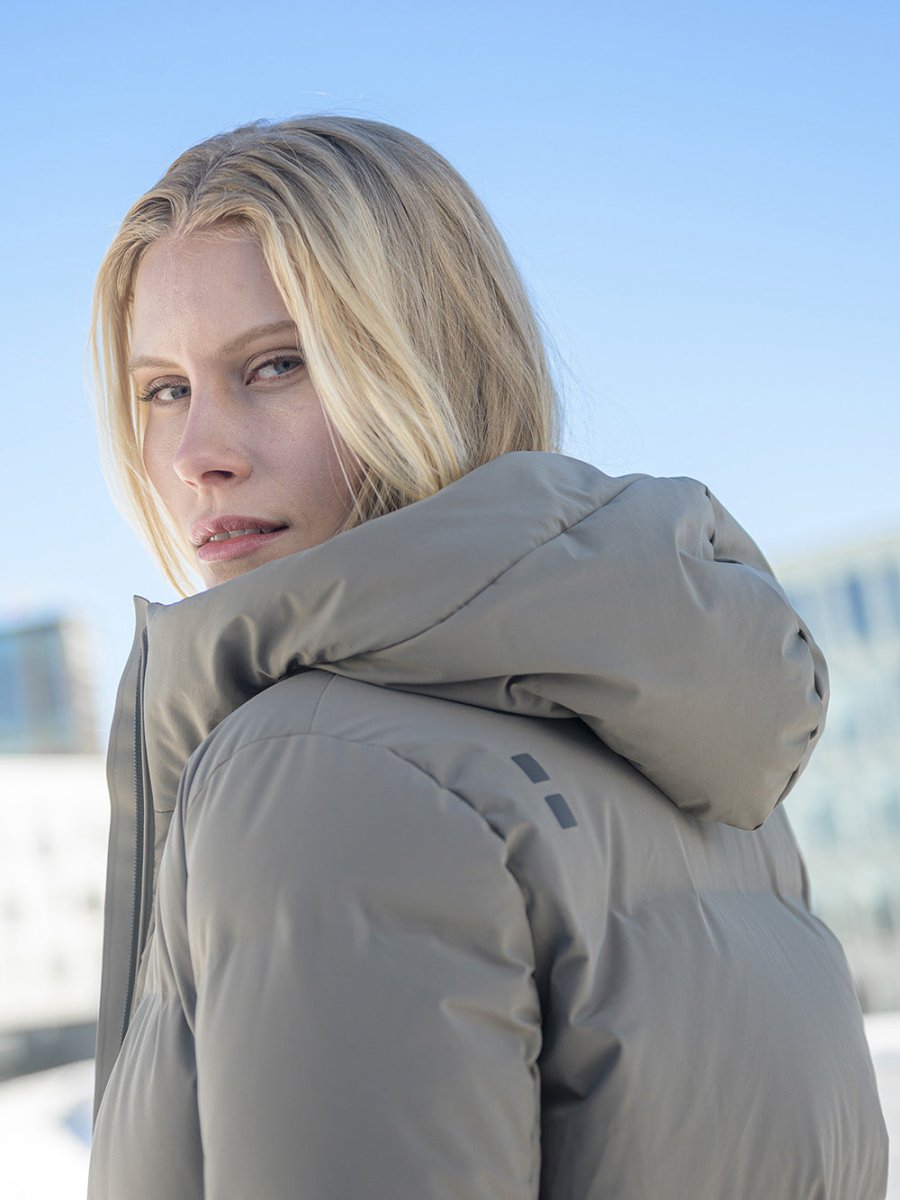 Infinity Dunfrakke - Dame - Dark Sand - Gumpel & Co