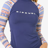 San Carlos Long Sleeve UPF Rash Vest - Dame - Dark Blue