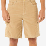 Classic Surf Cord Cargo Short - Herre - Khaki