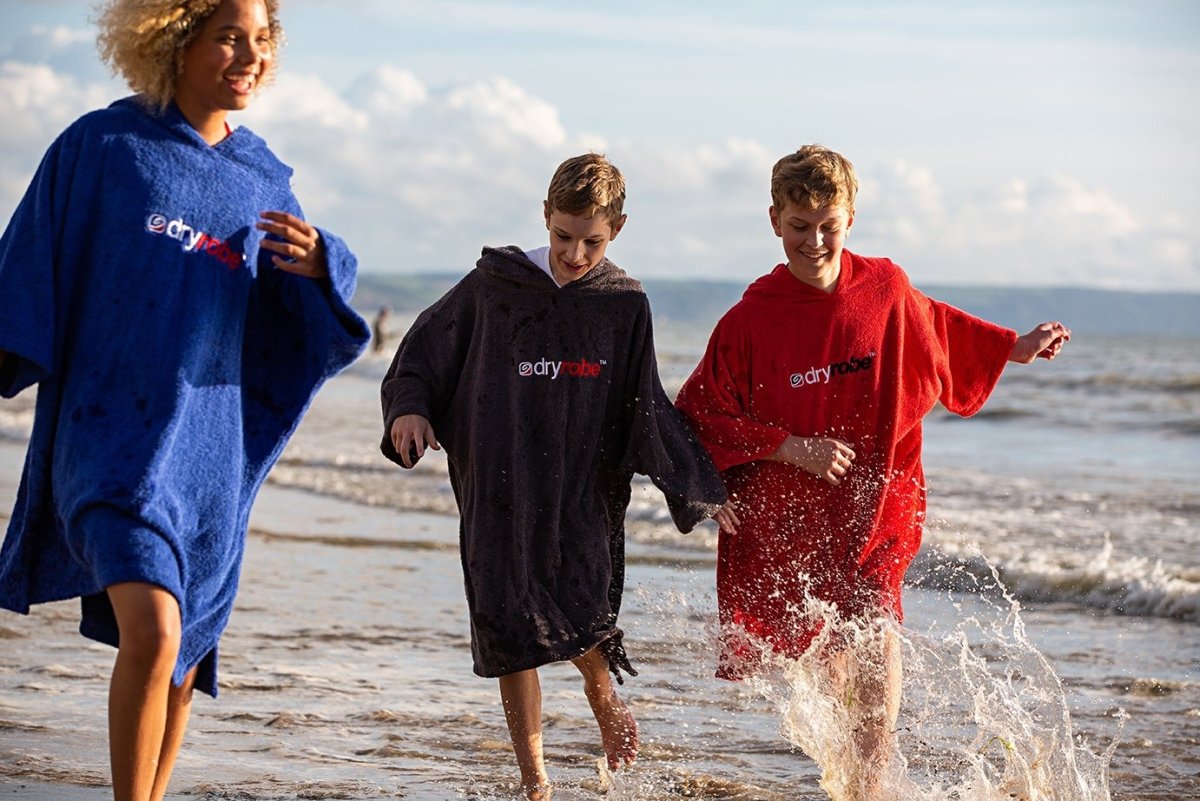 Frotté Badeponcho | Børn | Royal Blue - Gumpel & Co