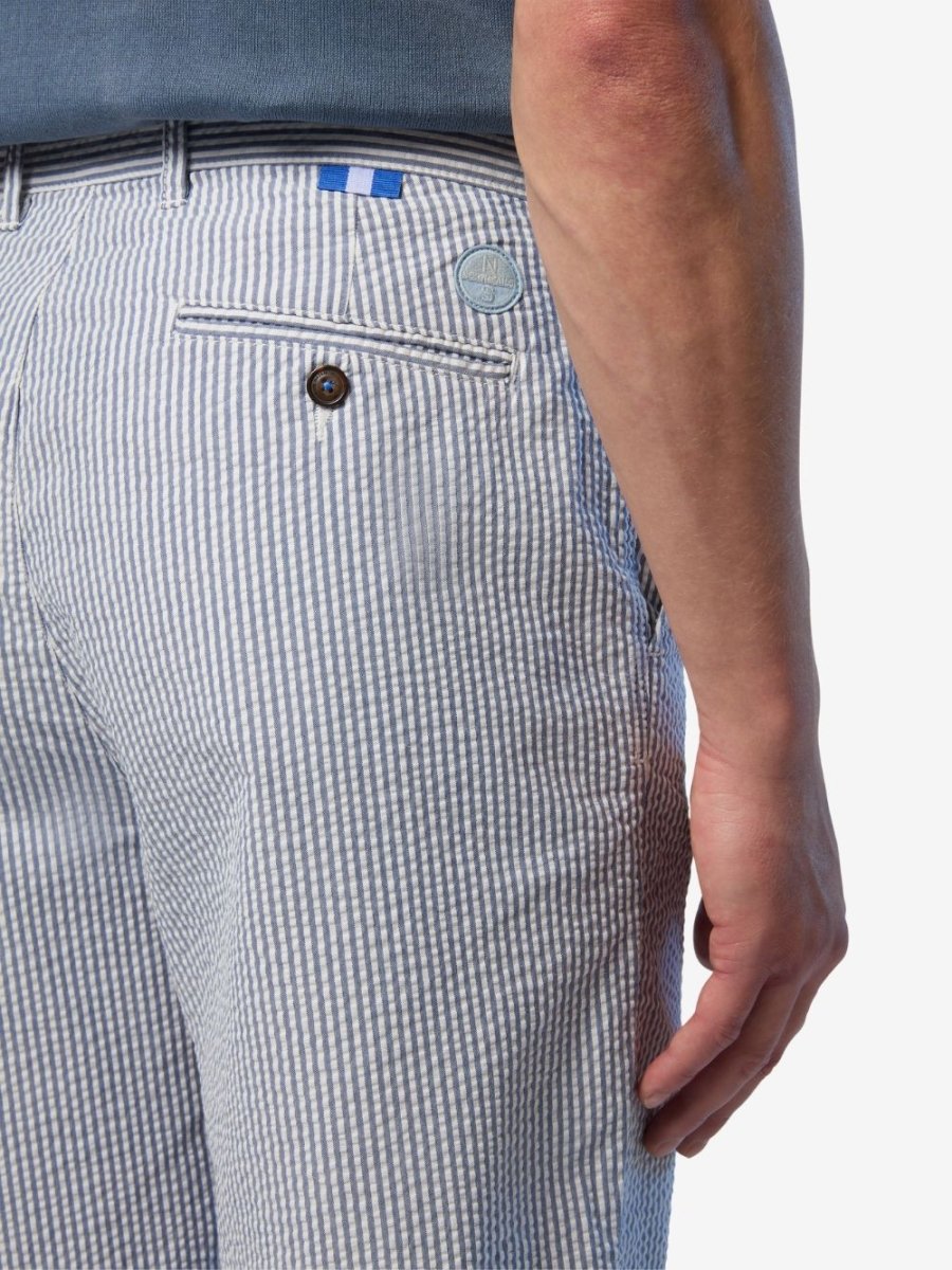 Freedom seersucker chino shorts - Men - Combo 1 - Gumpel & Co