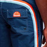 Men's Iconic Stretch Waist Mid-Length Badeshorts - Herre - Navy
