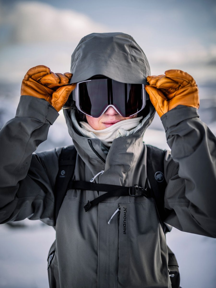 Fall Line 5 - finger Skihandsker - Unisex - Almond White/Almond - Gumpel & Co