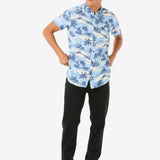 Dreamer Barrel Killa Short Sleeve Shirt - Herre - Sky Blue