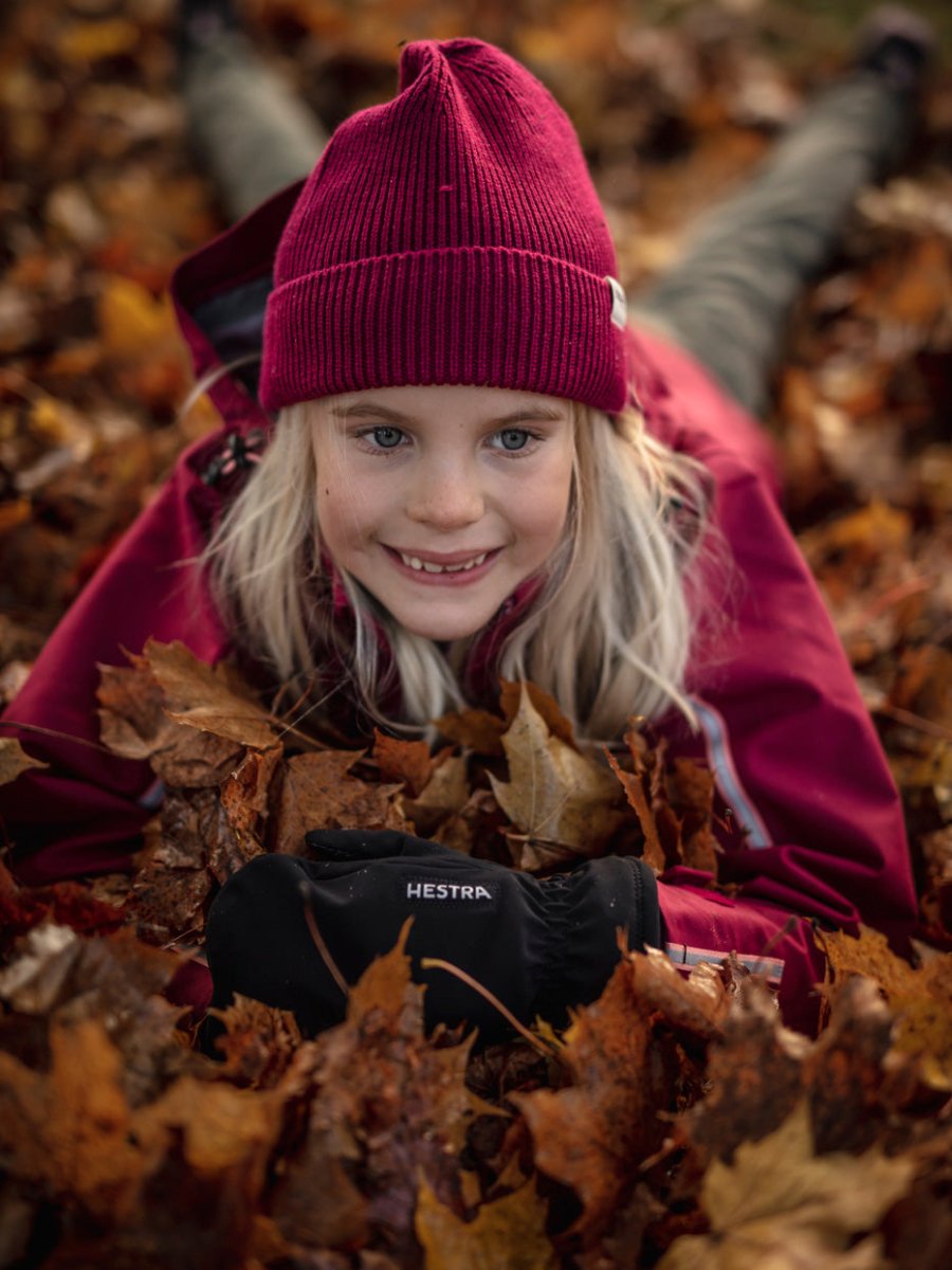 Junior Czone Pickup 5 - finger Handske - Børn - Sort/Kiwi - Gumpel & Co