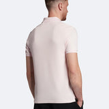 Men's Plain Polo Shirt - Herre - Light Pink