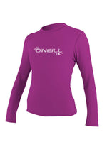 Women's Basic Skins Langærmet Rashguard - Dame - Fox Pink