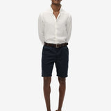 Vacation L/S Linen Shirt - Men - Optic