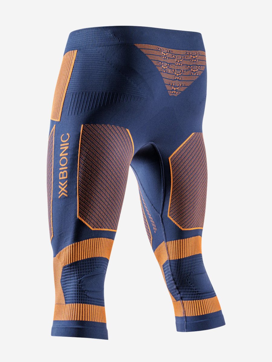 Men's Energy Accumulator Light 4.0 3/4 pant - Herre - Marine/Orange - Gumpel & Co