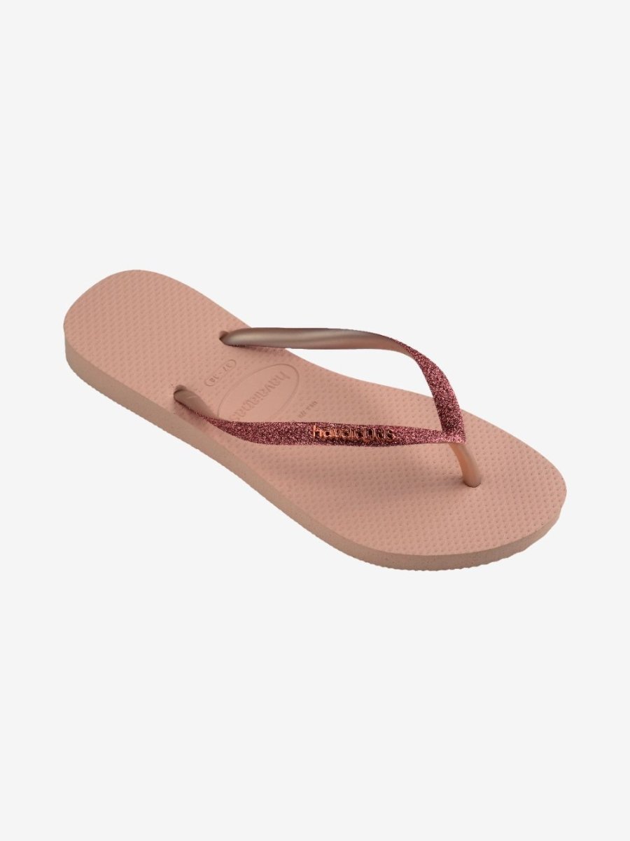 Slim Glitter II Klipklapper - Dame - Pink/Pink - Gumpel & Co