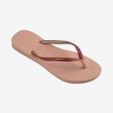 Slim Glitter II Klipklapper - Dame - Pink/Pink