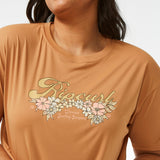 Women's Sea Of Dreams Relaxed SS UPF 50+ UV T-shirt - Dame - Light Brown