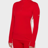 Voss 1/4 zip - Women - Red