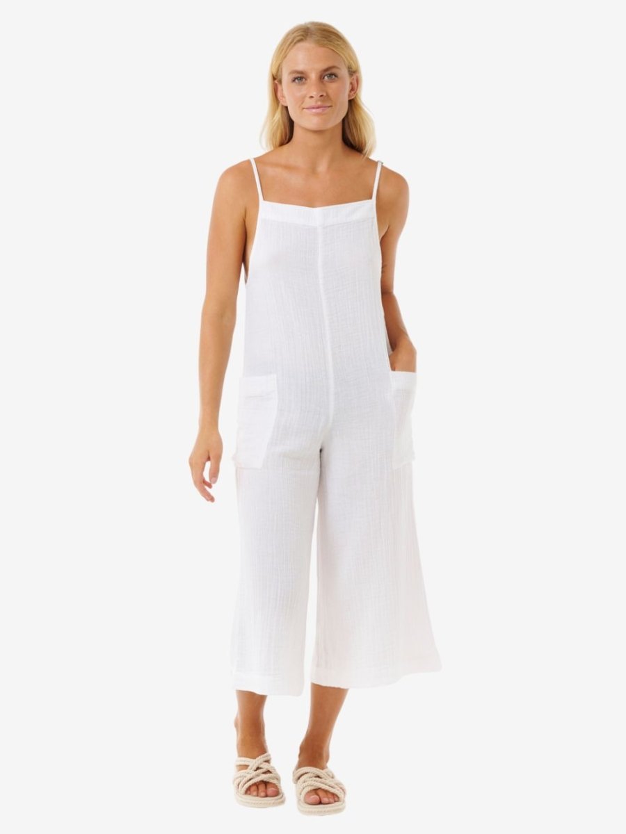 Premium Surf Jumpsuit - Dame - White - Gumpel & Co