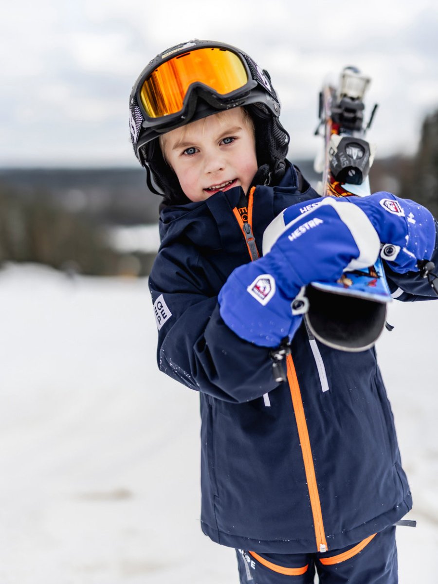 Kids Army Leather Heli Skivanter - Børn - Black - Gumpel & Co