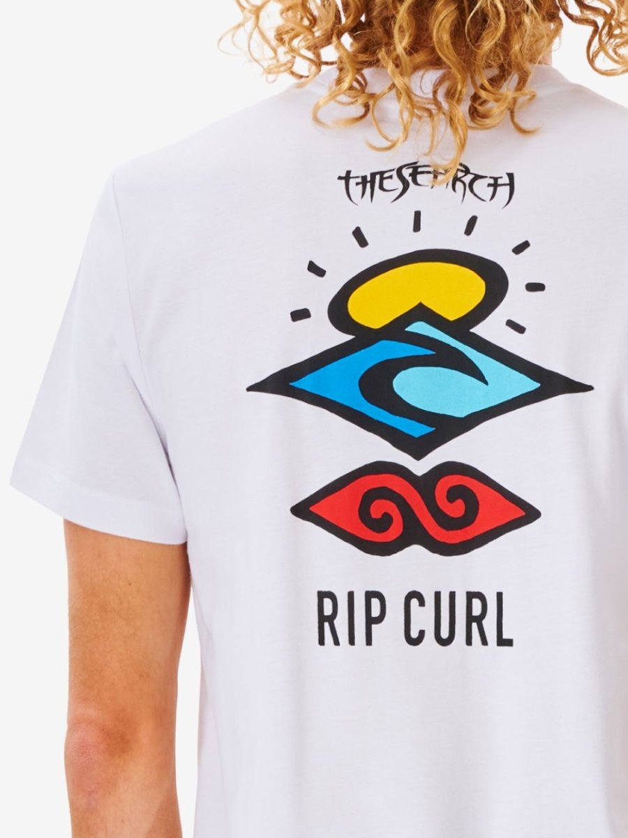 Search Icon Tee - Herre - White - Gumpel & Co